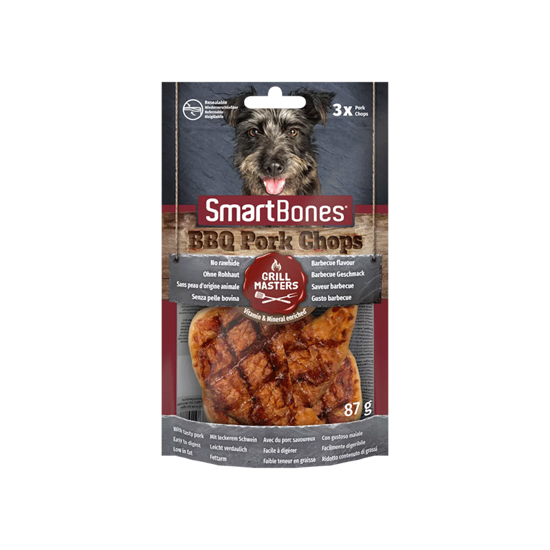 SmartBones Grill Masters BBQ Pork Chops skanėstai šunims