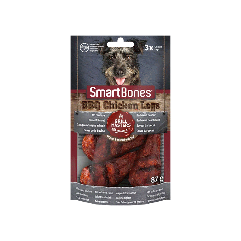 SmartBones Grill Masters BBQ Chicken Legs skanėstai šunims