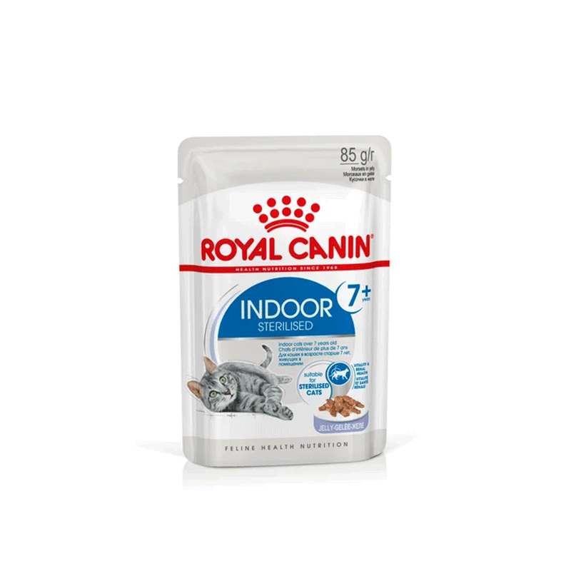 Royal Canin Indoor 7+ in Jelly konservai katėms