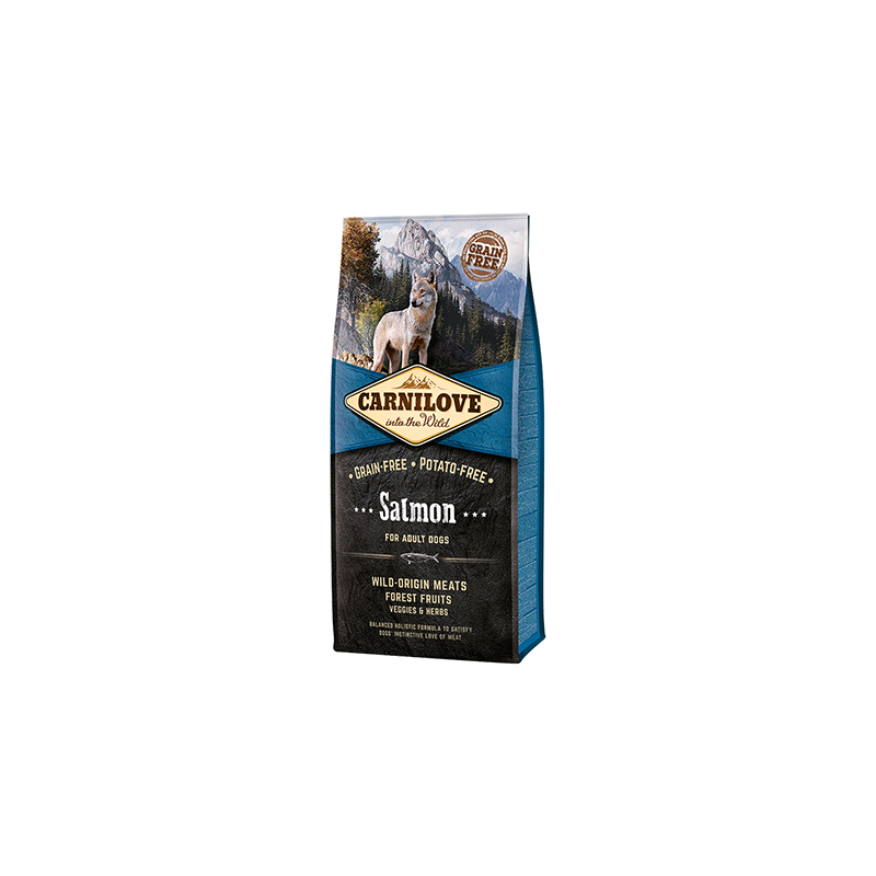 Carnilove Salmon Adult sausas pašaras šunims, 12 kg