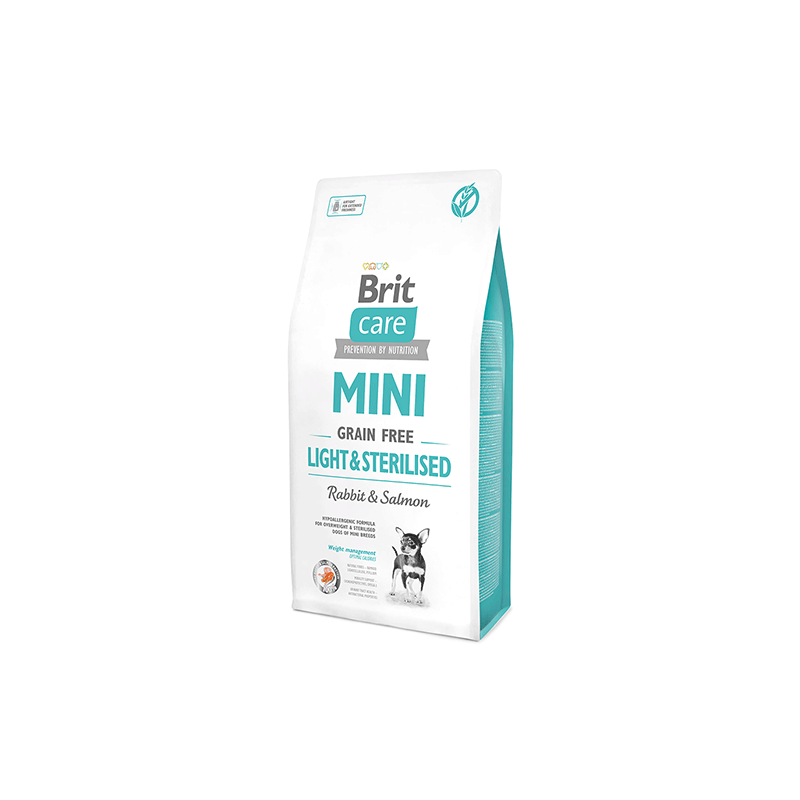 Brit Care Mini Light & Sterilised sausas pašaras šunims, 2 kg