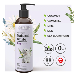 Comfy Natural White šampūnas šunims