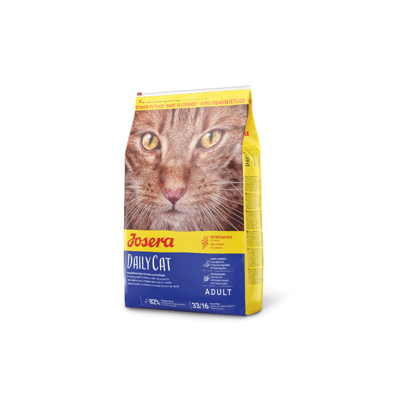 Josera DailyCat begrūdis kačių maistas, 10 kg