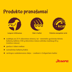 Josera Lamb & Rice sausas maistas šunims, 900 g