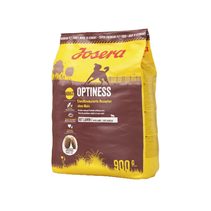Josera Optiness sausas maistas šunims, 900 g
