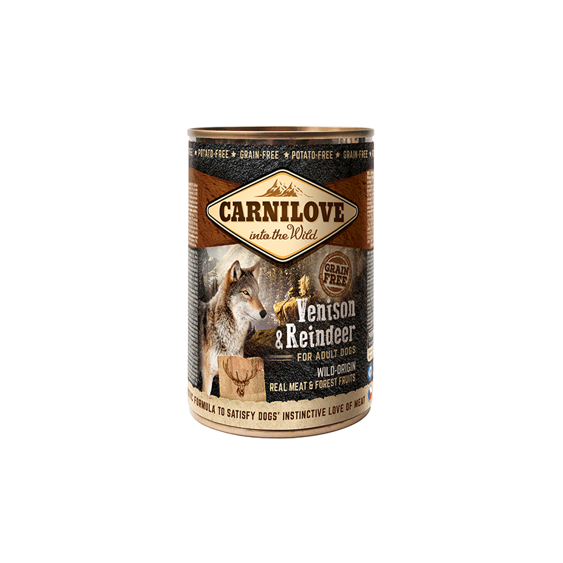 Carnilove Wild Meat Venison & Reindeer konservai šunims, 400 g