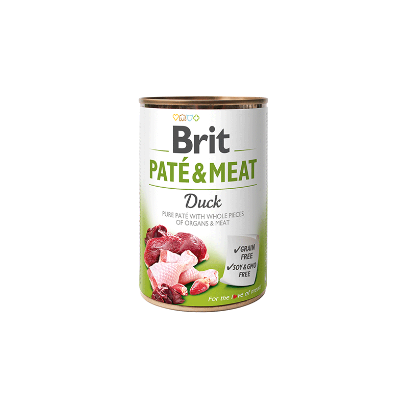 Brit Care Duck Pate & Meat konservuotas pašaras šunims, 400 g