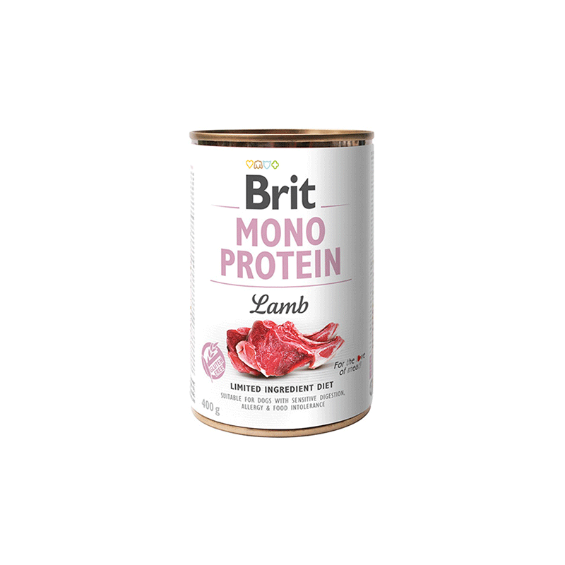 Brit Care Mono Protein Lamb konservuotas pašaras šunims, 400 g
