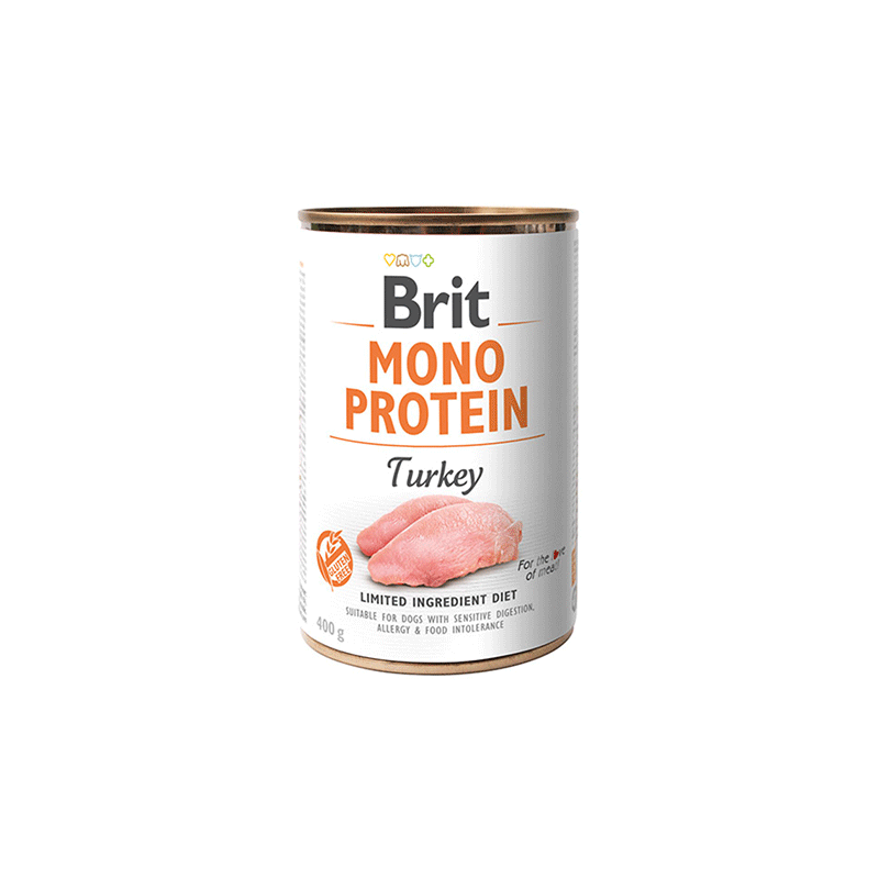 Brit Care Mono Protein Turkey konservai šunims, 400 g