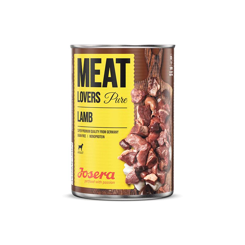 Josera Meat Lovers konservai šunims su ėriena, 400 g