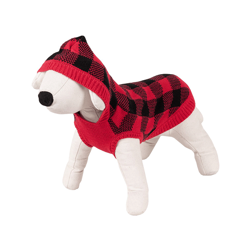 Happet raudonas džemperis šunims, 35 cm