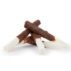 Happet Duck Rolled Rawhide antienos lazdelės skanėstai šunims