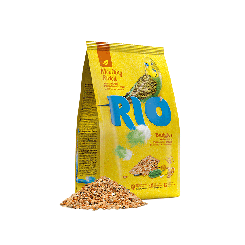 RIO maistas šėrimosi laikotarpiu banguotosioms papūgoms, 1 kg