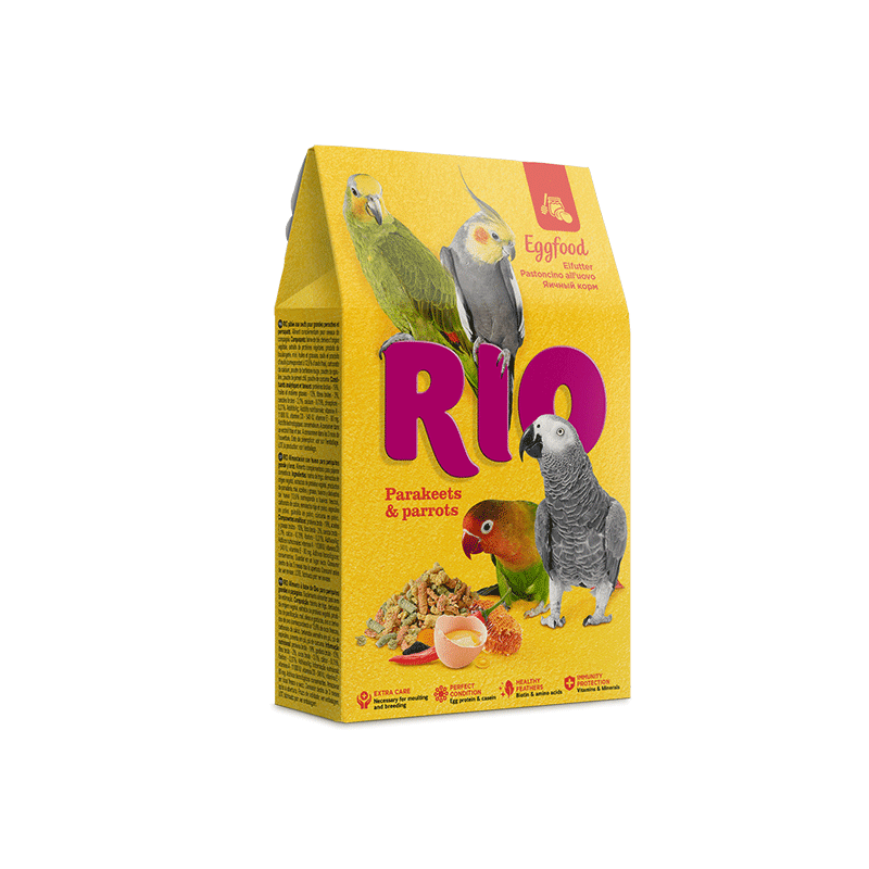 RIO Eggfood kiaušinių lesalas papūgoms, 250 g