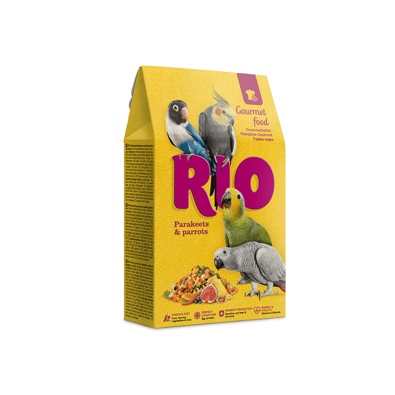 RIO Gourmet maistas ilgauodegėms papūgoms, 250 g