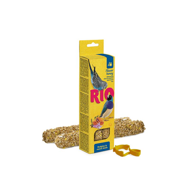 RIO Sticks skanėstai su medumi egzotiniams paukščiams, 2x40 g