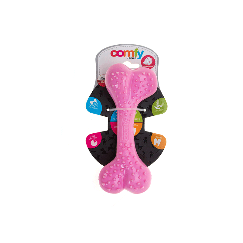 Ecomfy Dental Bone Strawberry žaislas šunims