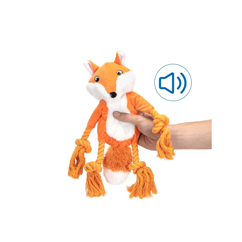 Nobleza pliušinė lapė žaislas šunims