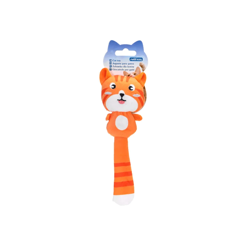Nobleza pliušinė katė žaislas su katžole katėms