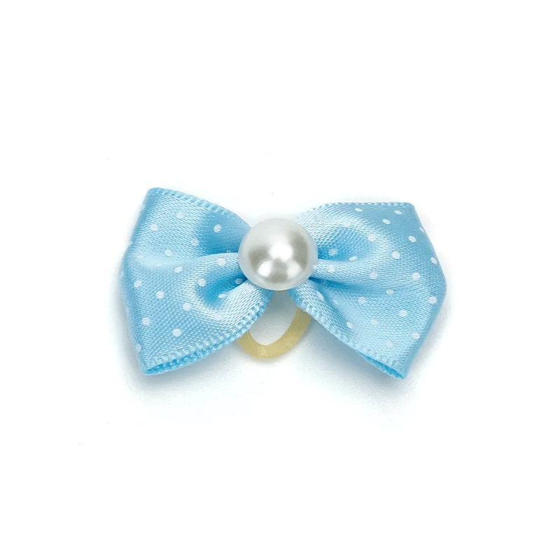 Nobleza gumytės su taškuotais kaspinėliais šunims