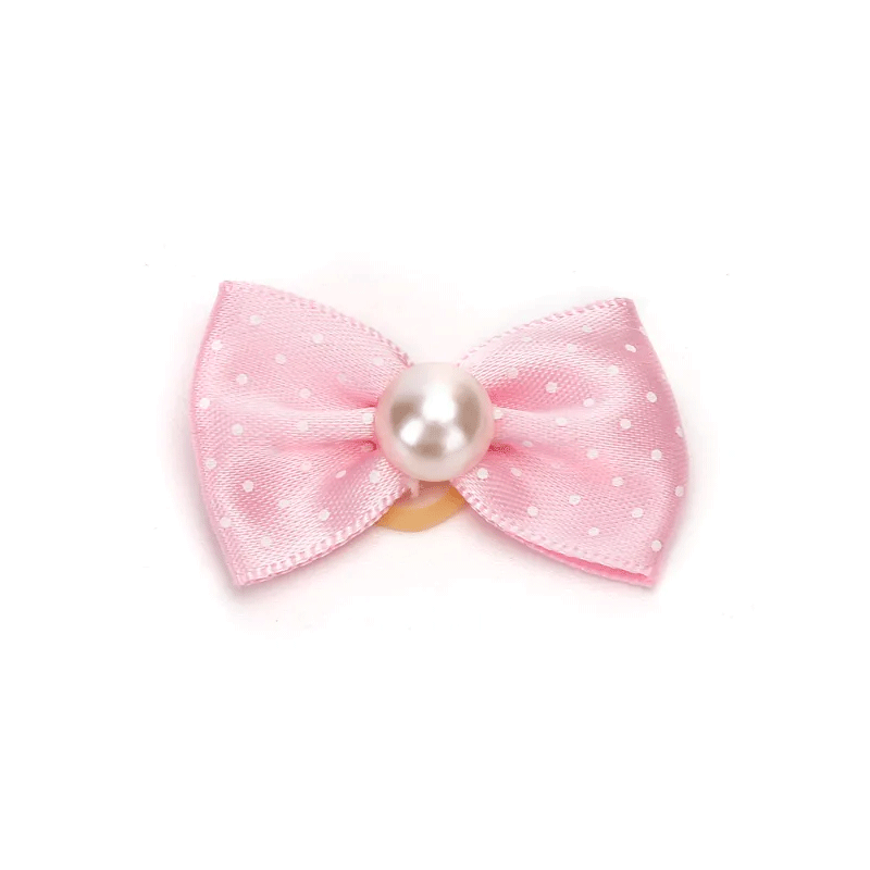 Nobleza gumytės su taškuotais kaspinėliais šunims