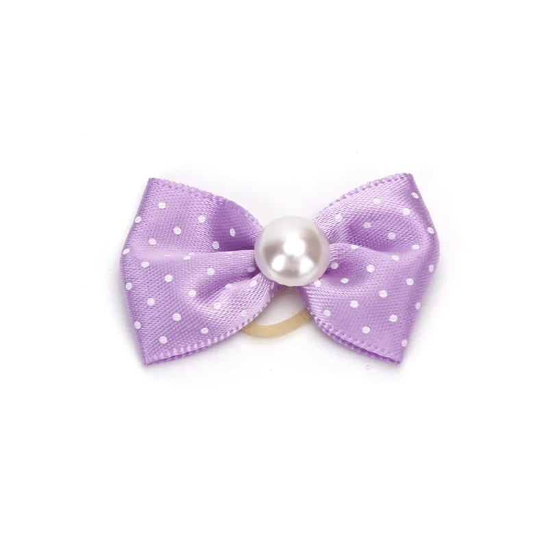 Nobleza gumytės su taškuotais kaspinėliais šunims