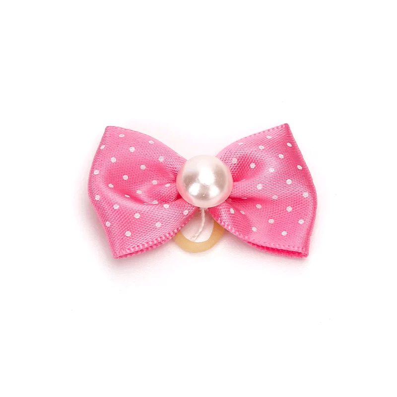 Nobleza gumytės su taškuotais kaspinėliais šunims