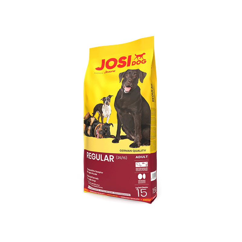 JosiDog Regular sausas šunų maistas, 15 kg