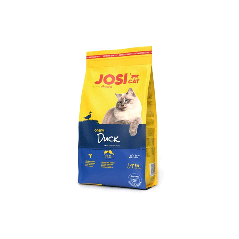JosiCat Crispy Duck maistas katėms su antiena, 1,9 kg