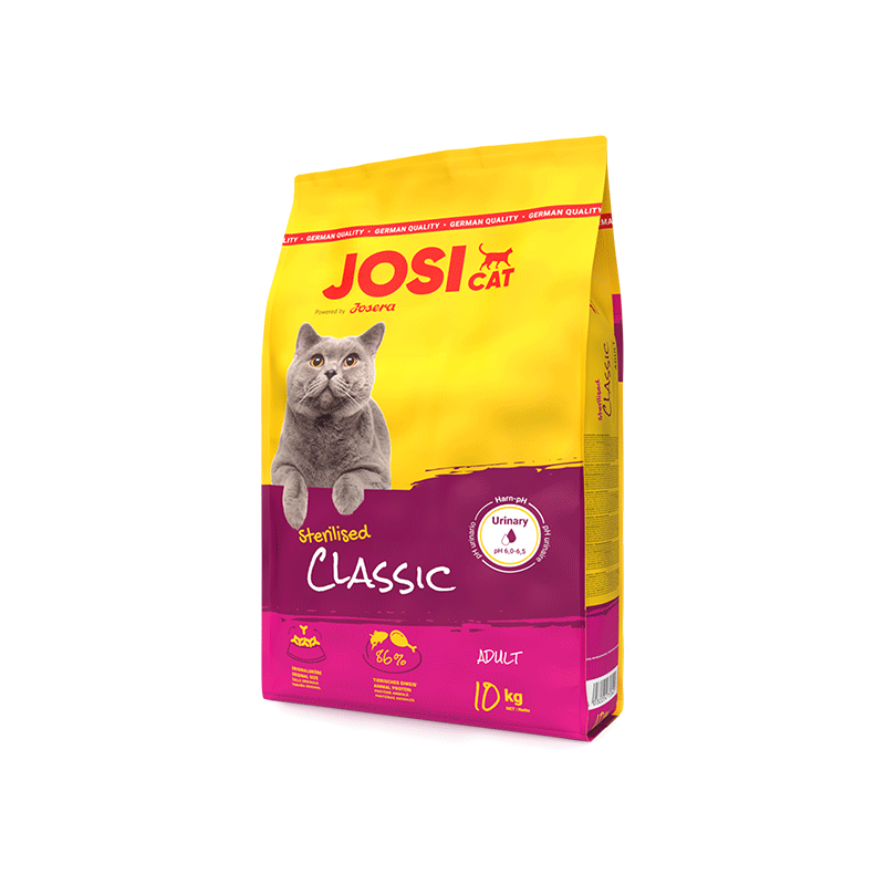JosiCat Sterilised maistas sterilizuotoms katėms, 10 kg