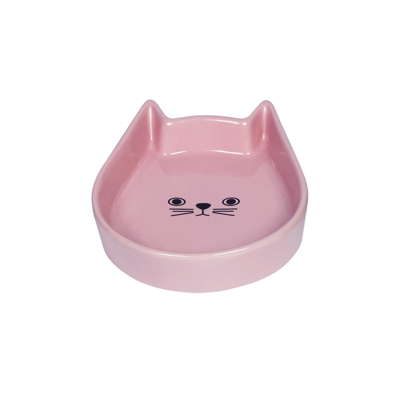 Nobby Kitty Face rožinis dubenėlis katėms