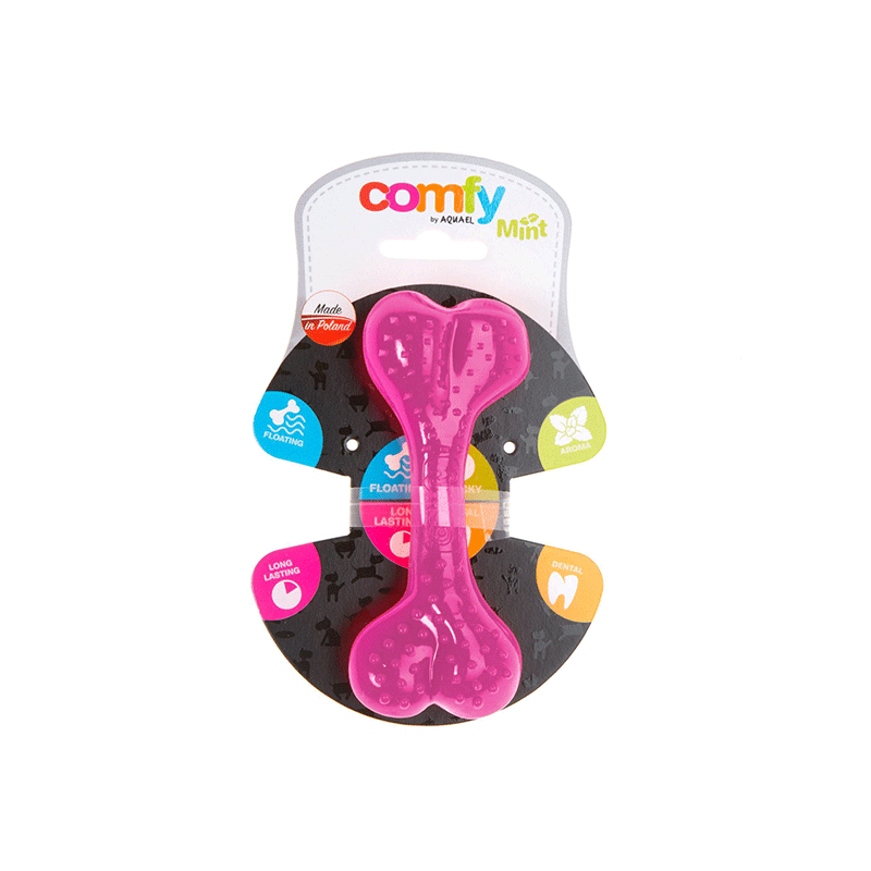 Comfy Mint Dental Bone rožinis žaislas šunims