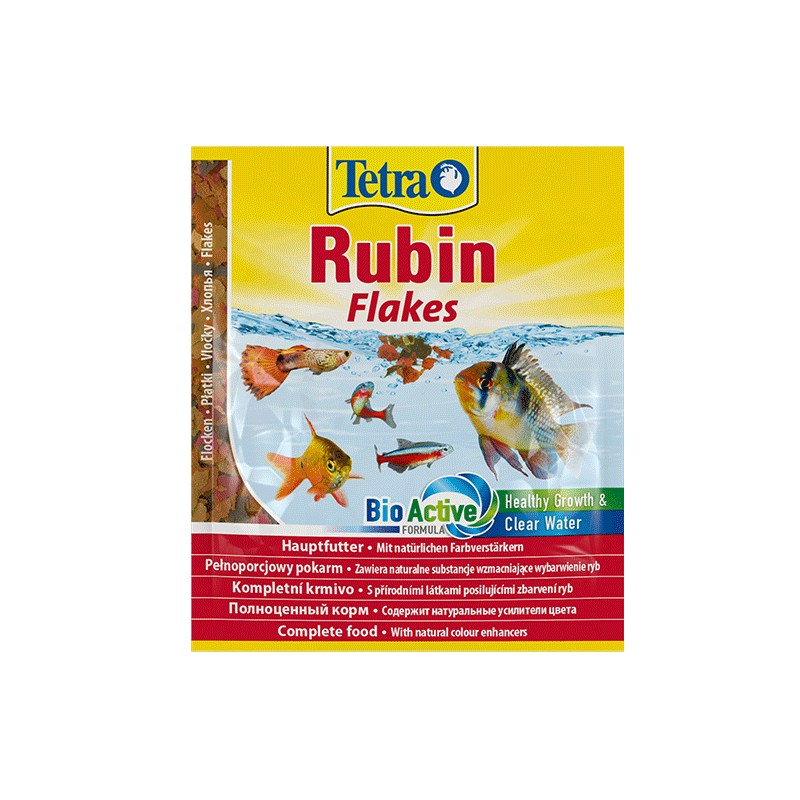 Tetra Rubin Flakes pašaras žuvims, 12 g