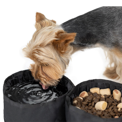 Happet juodi, kelioniniai dubenėliai augintiniams