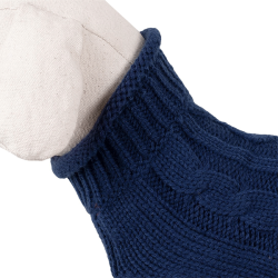Happet mėlynas megztinis šuniui, 35 cm