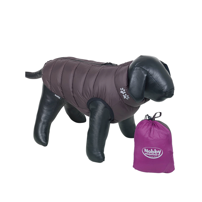 Nobby Light violetinė dvipusė striukė šuniui, 23 cm