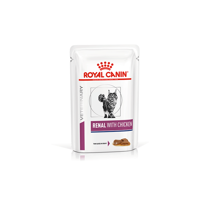 Royal Canin VD Renal konservai katėms su vištiena, 85 g