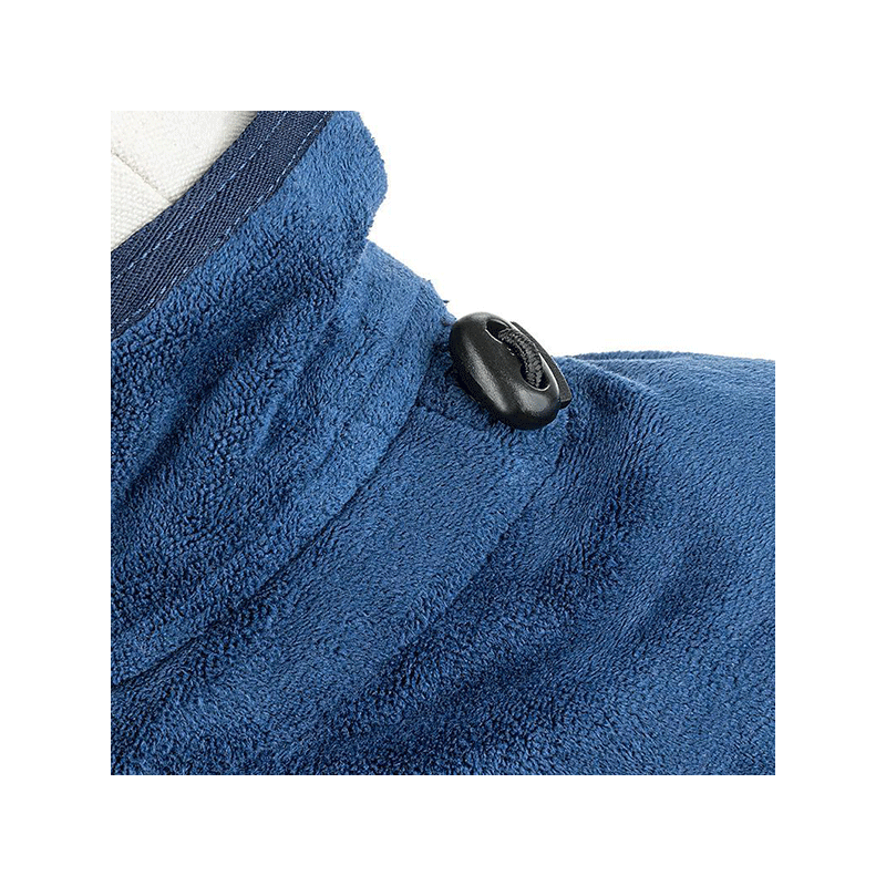 Happet mėlynas, mikropluošto paltukas šuniui, 30 cm