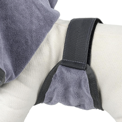 Happet pilkas, mikropluošto paltukas šuniui, 30 cm