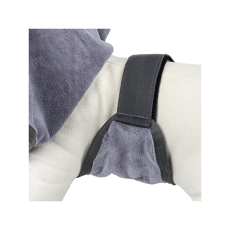 Happet pilkas, mikropluošto paltukas šuniui, 45 cm