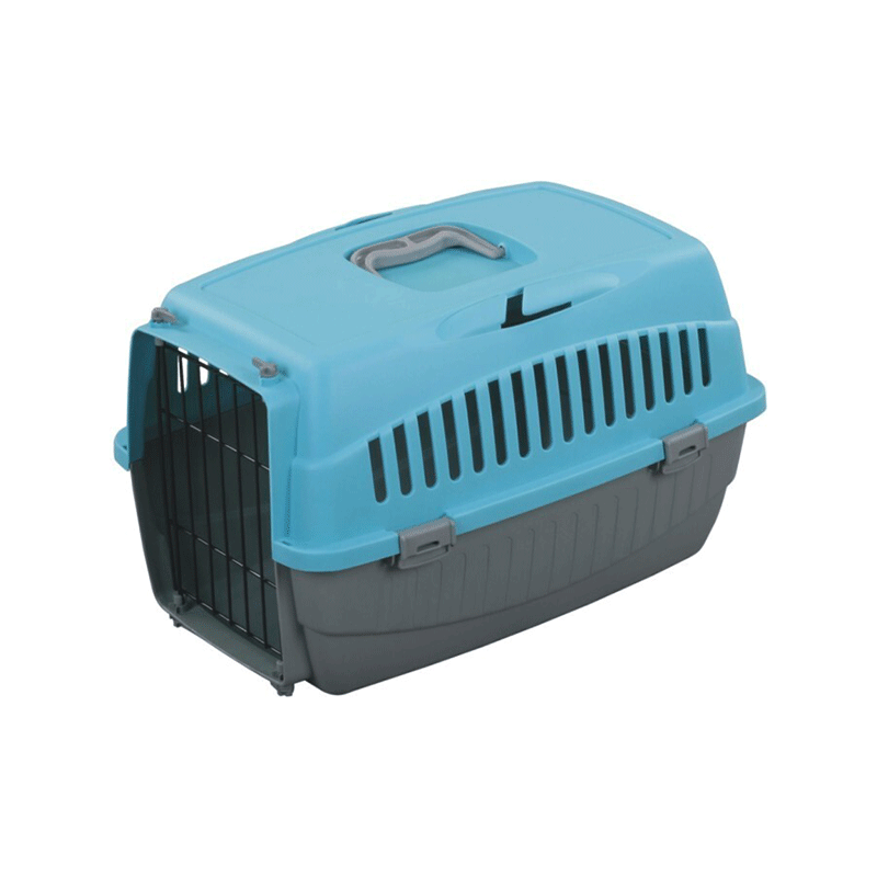 Happet Doggy Carrier mėlynas transportavimo boksas šunims ir katėms