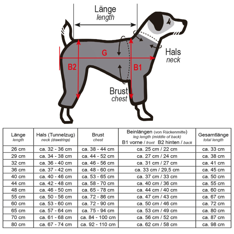 Nobby Tenko raudonas kombinezonas šuniui, 55 cm