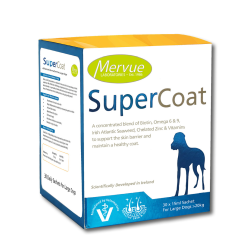 Mervue SuperCoat papildai didelių veislių šunims, 30x15 ml
