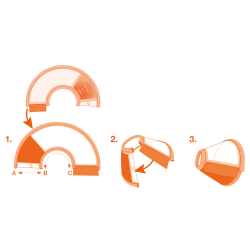 Genia Velfast apsauginis gaubtas šunims ir katėms, 12,5 cm