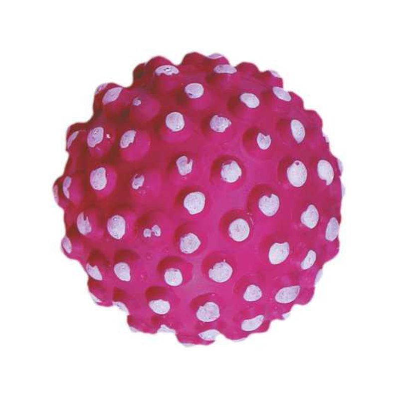 Happet Ball Toy rožinis spygliuotas kamuoliukas šunims