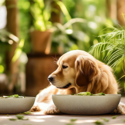 Happet grafito spalvos, bambukinis dubenėlis šunims ir katėms, 0,2l