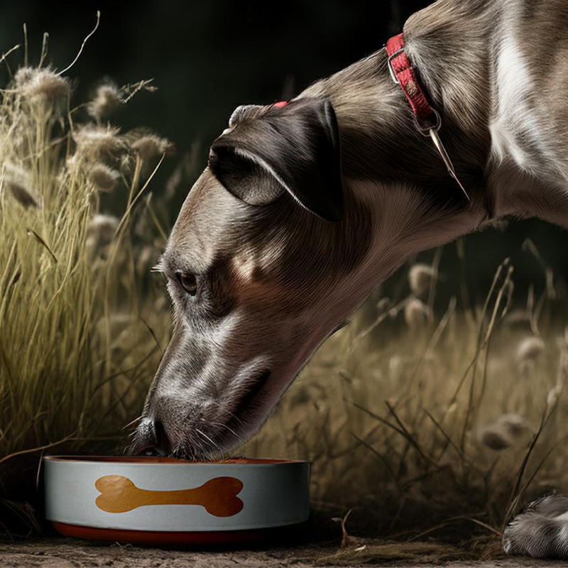 Happet keraminis dubenėlis augintiniui, 0,82l