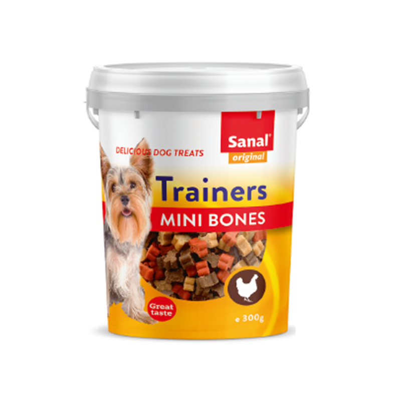 Sanal Trainers Mini Bones skanėstai šunims, 300 g