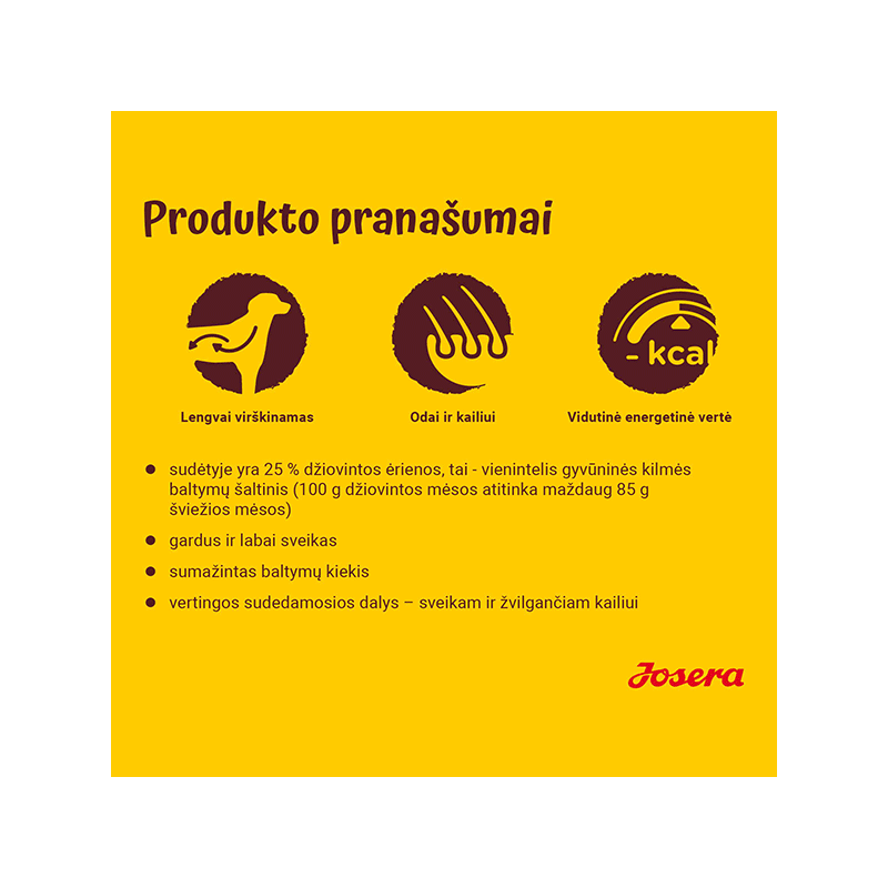 Josera Lamb & Rice sausas maistas šunims, 12,5 kg