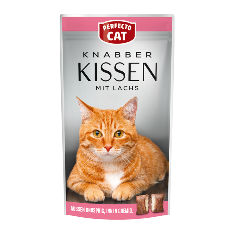 Perfecto Cat Knabber lašišų skanėstai katėms